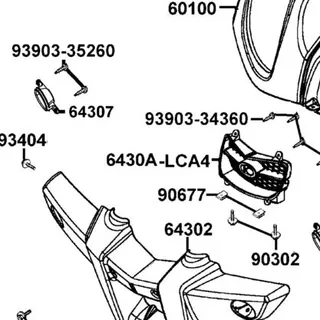 6430A-LCA4-E00-T01 COVER ASSY GRILLE — diagram cutout