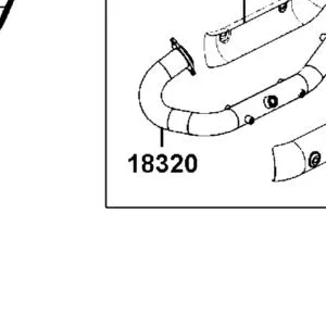 18320-AGA7-E00 PIPE EXHAUST — diagram cutout