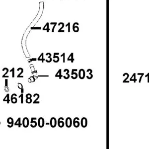 43503-LDB5-E00 JOINT BRK HOSE — diagram cutout
