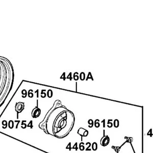 4460A-LCA4-E00 HUB ASSY FR — diagram cutout