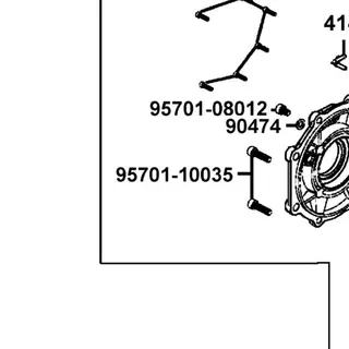 95701-10035-08G BOLT FLANGE — diagram cutout