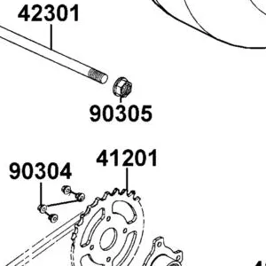 41201-LLB1-E00 SPRKT FINAL DRIVEN — diagram cutout