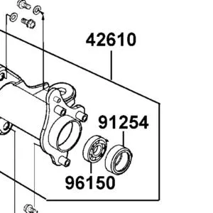 42311-LLB1-900 COLLAR RR HUB — diagram cutout
