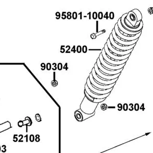 52400-ALC1-E00-MAS CUSHION ASSY RR (BLACK) — diagram cutout