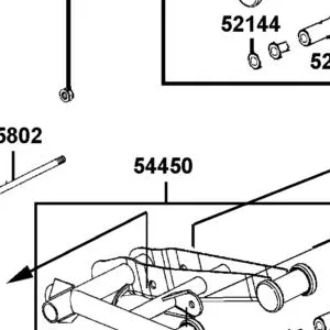 54450-ALC1-E01-MAS CONTROM ARM ASSY LOWER R — diagram cutout