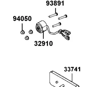 32910-LKA8-E70 ASSY TRAILER CONNECTOR /D106 — diagram cutout