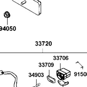 33720-ADB9-E00 LIGHT ASS'Y LICENSE — diagram cutout