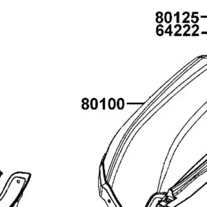 80100-LCA4-E00-N1R FENDER RR (Black) — diagram cutout