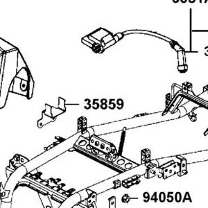 35859-AGA8-M00 STAY MAG STARTER — diagram cutout