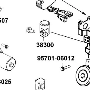 38300-AGB3-E00 RELAY COMP. WINKER — diagram cutout