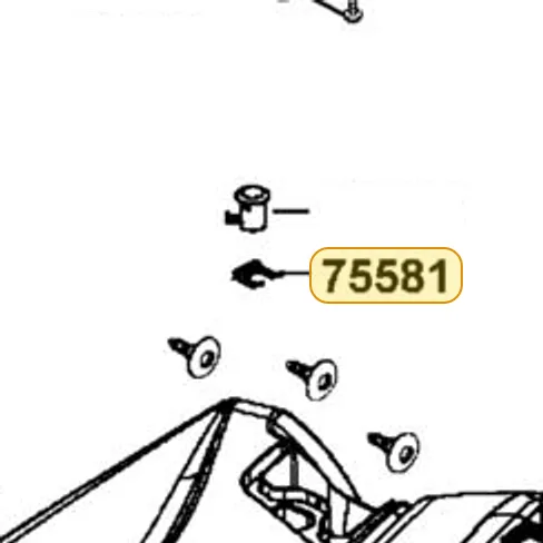 75581-AGA7-E00 Set Spring Lock Key — diagram cutout