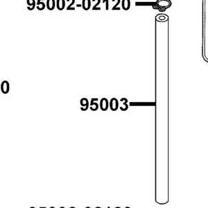 95003-23006-60 V TUBE 8*12*60 — diagram cutout