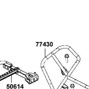 77430-AGA8-E00 CARRIER FR RACK — diagram cutout