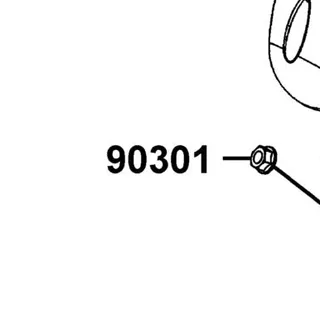 90301-6C93-001 NUT FLANGE 6MM — diagram cutout