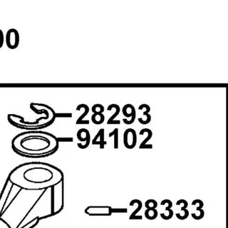 28293-3C33-001 CLIP KICK STARTER ARM — diagram cutout
