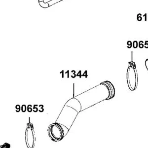 11344-AGA7-E00 DUCT B L CASE — diagram cutout