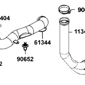 61344-AGA8-E00 CHAMBER L. COVER DUCT A — diagram cutout