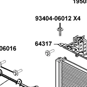 64317-AGA7-E00 BRKT RADIATOR UPPER — diagram cutout