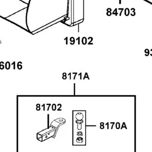 8171A-ZXA6-E03 HITCH ASSY. — diagram cutout