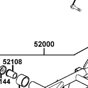 52000-LCA4-E00 FORK ASSY RR — diagram cutout