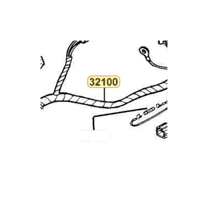 32100-LCA4-900 HARNESS WIRE — diagram cutout