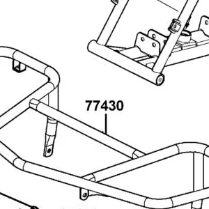 77430-LCA4-E00-MAS FR CARRIER LUGGAGE — diagram cutout