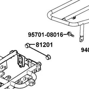 81201-KKA8-900 CAP RR GRIP END — diagram cutout