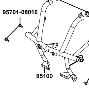 85100-LCA4-E00 PIPE COMP FR BUMPER — diagram cutout