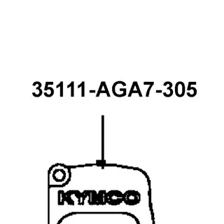 35111-AGA7-305 KEY COMP /R CUT — diagram cutout
