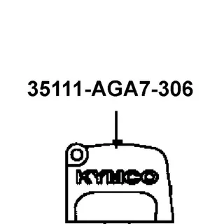 35111-AGA7-306 KEY COMP /L CUT — diagram cutout