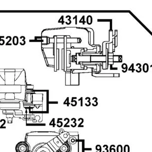 43140-LEC1-E00 ARM BRAKE — diagram cutout