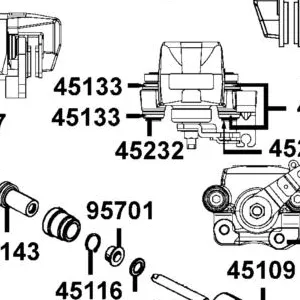 45232-LEC1-E00 PIN BOLT — diagram cutout