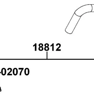 18812-LDB5-E00 TUBE ASSY VACUUM — diagram cutout