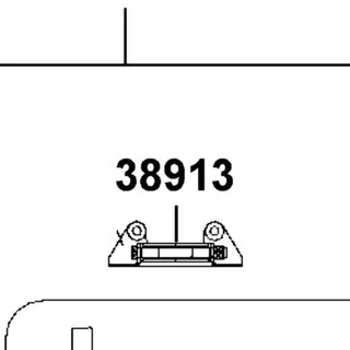 38913-LFE9-E02 ROLLER FAIRLEAD — diagram cutout