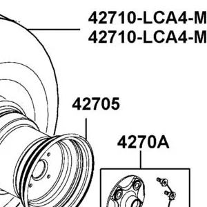 42705-LCA5-E00-N1S RIM COMP RR WHEEL — diagram cutout