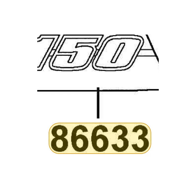 86633-LCA4-E61-T01 STRIPE L SIDE COVER — diagram cutout