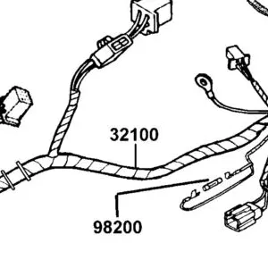 32100-LCA4-700 HARNESS WIRE — diagram cutout