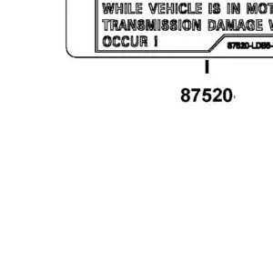 87514-PWA8-M35-T01 CAUTION MAXIMUM CAPACITY — diagram cutout