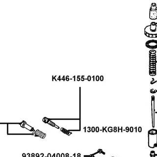 K446-155-0100 ADJUST SCREW ASSY — diagram cutout