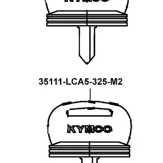 35111-LCA5-325-M2 KEY COMP(FOR SERVICE) — diagram cutout