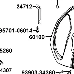 60100-LCA4-M00-HGR FENDER FRONT — diagram cutout