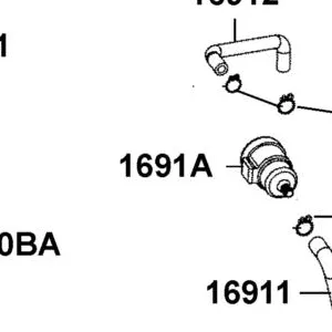 1691A-PVA3-M00 STRAINER ASSY FUEL — diagram cutout