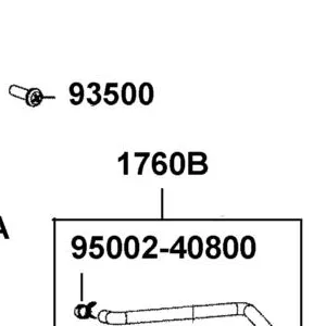 1760B-LCA4-M00 TUBE ASSY INNER PIPE — diagram cutout