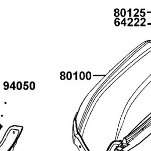 80100-LCA4-E00-HGR FENDER RR WHITE — diagram cutout