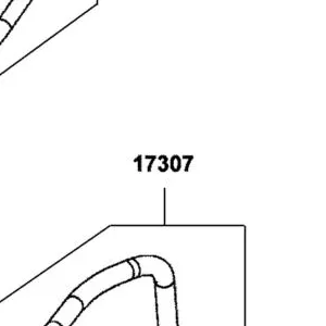 17307-LCA4-M00 TUBE ASSY V.C.V-AIR/C — diagram cutout