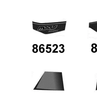 86523-LCA4-M30-T03 STRIPE R FENDER FR — diagram cutout