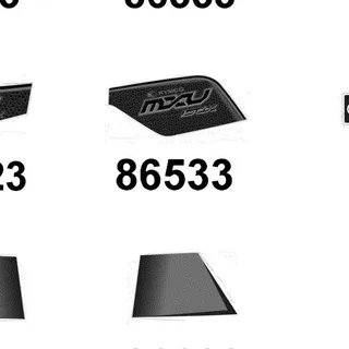 86533-LCA4-M30-T03 STRIPE L FENDER FR — diagram cutout