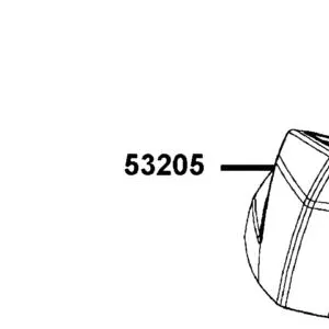 53205-LCA5-EV0-HGR COVER HANDLE — diagram cutout