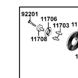 11708-LCA5-E00 COLLAR — diagram cutout