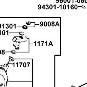 1171A-LCA5-E00 HOLDER ASSY STARTING — diagram cutout
